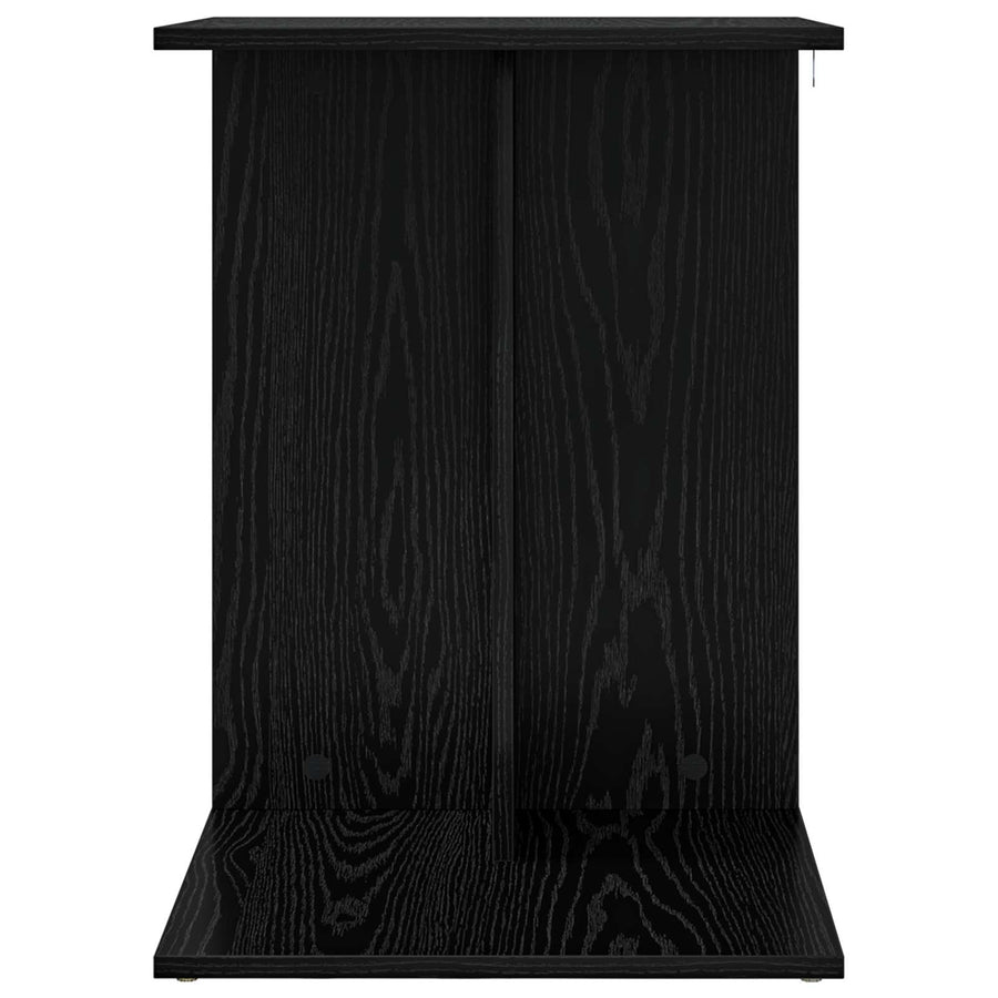 Bijzettafel Zwart Eiken 45 x 40 x 62,5 cm Bewerkt hout