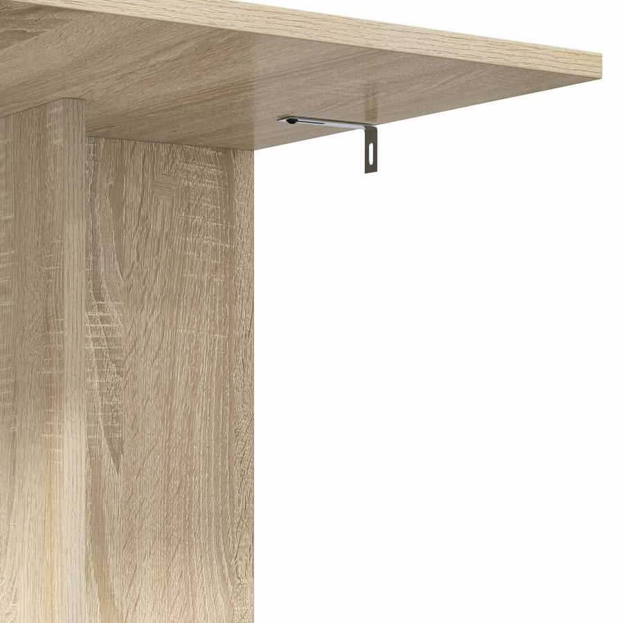 Bijzettafel Sonoma Eiken 45 x 40 x 62,5 cm Bewerkt hout