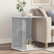 Bijzettafel 45x40x62,5 cm beton grijs bewerkt hout