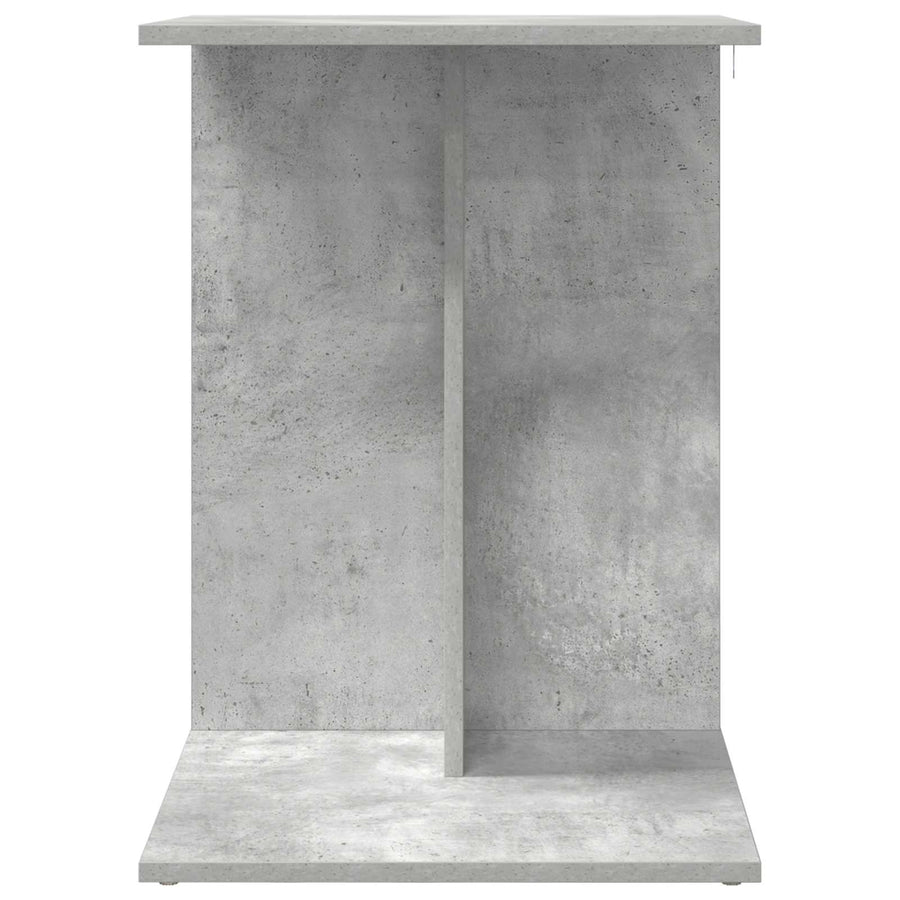 Bijzettafel Beton Grijs 45 x 40 x 62,5 cm Bewerkt hout