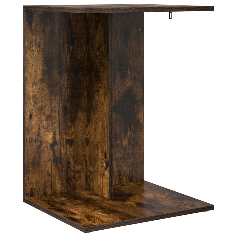 Bijzettafel Gerookt eiken 45 x 40 x 62,5 cm Bewerkt hout