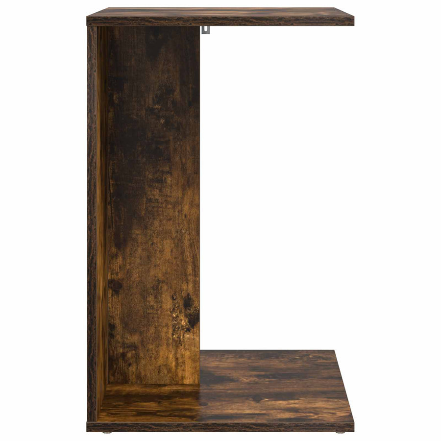 Bijzettafel Gerookt eiken 45 x 40 x 62,5 cm Bewerkt hout