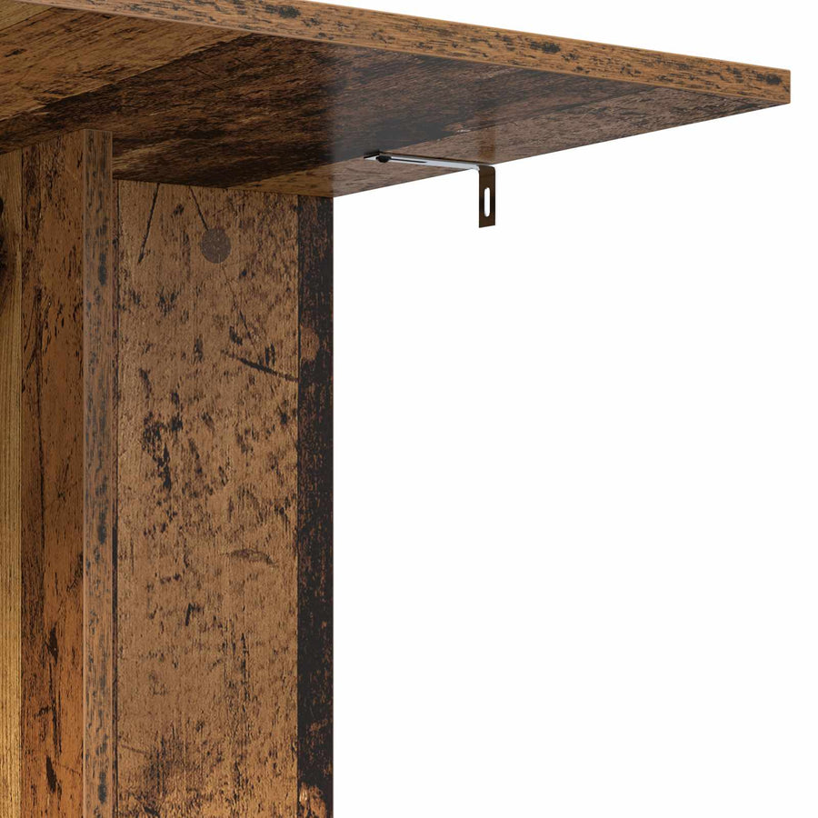 Bijzettafel Oudhout 45 x 40 x 62,5 cm Bewerkt hout