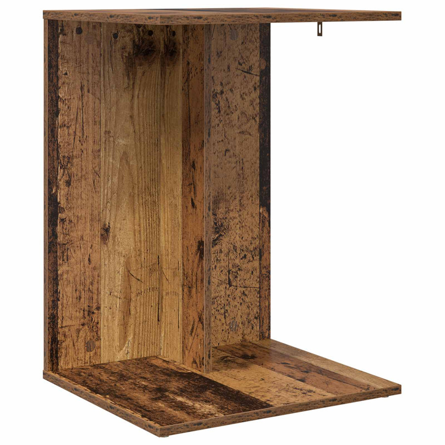 Bijzettafel Oudhout 45 x 40 x 62,5 cm Bewerkt hout