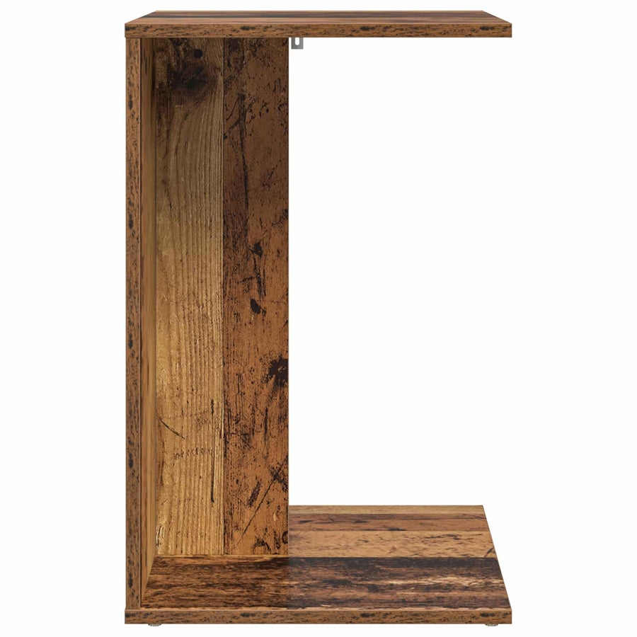 Bijzettafel Oudhout 45 x 40 x 62,5 cm Bewerkt hout
