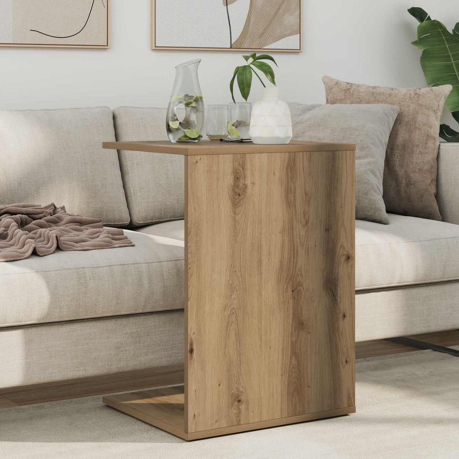 Bijzettafel Artisan Eiken 45 x 40 x 62,5 cm Bewerkt hout