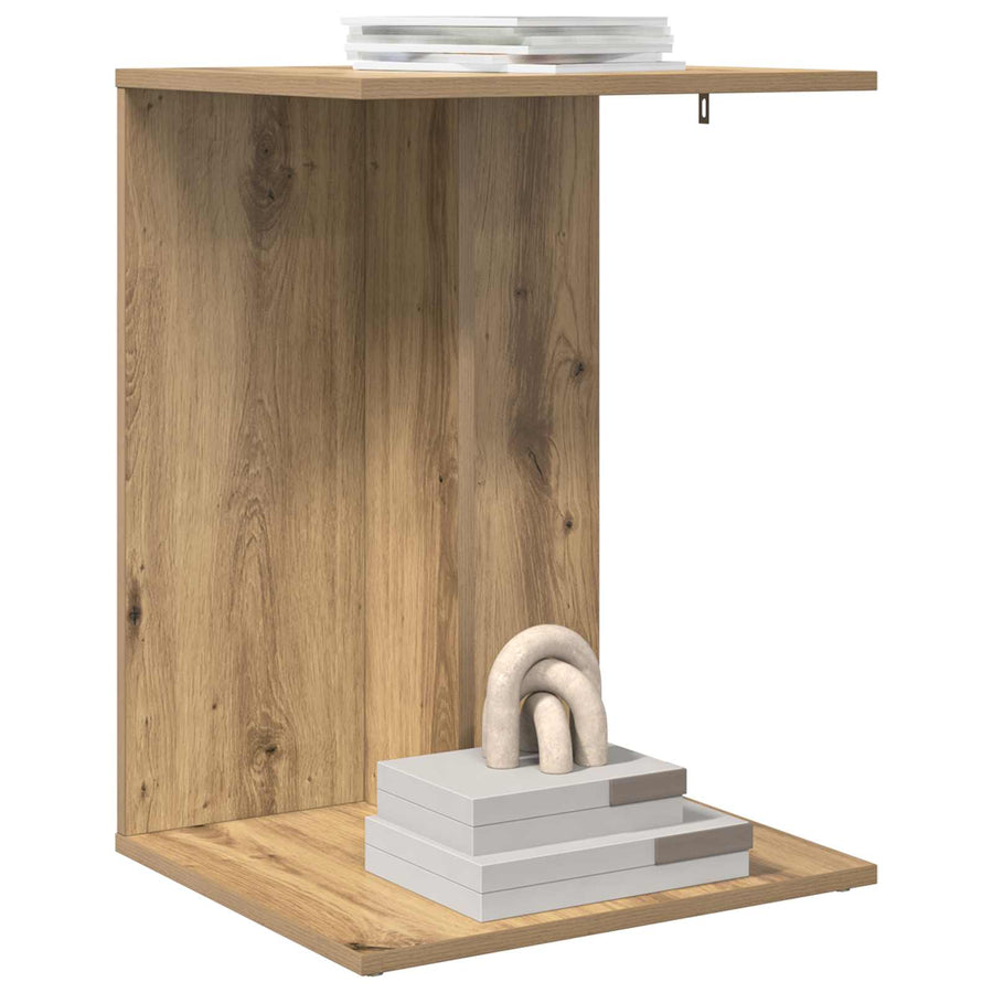 Bijzettafel Artisan Eiken 45 x 40 x 62,5 cm Bewerkt hout