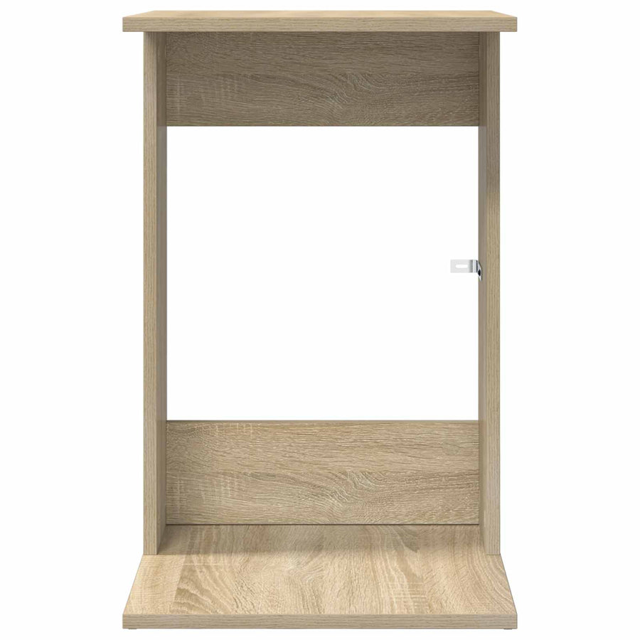 Bijzettafel Sonoma Eiken 40 x 38 x 62,5 cm Bewerkt hout