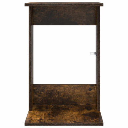 Bijzettafel Gerookt eiken 40 x 38 x 62,5 cm Bewerkt hout