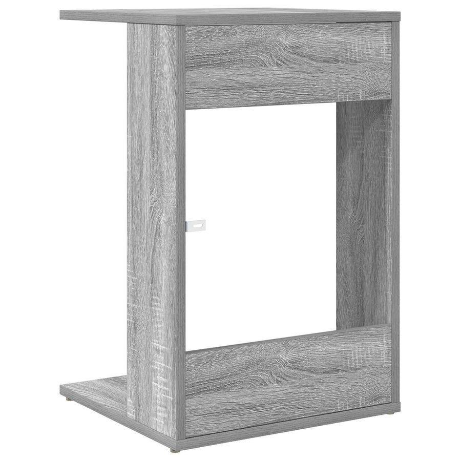 Bijzettafel Grijs Sonoma 40 x 38 x 62,5 cm Bewerkt hout