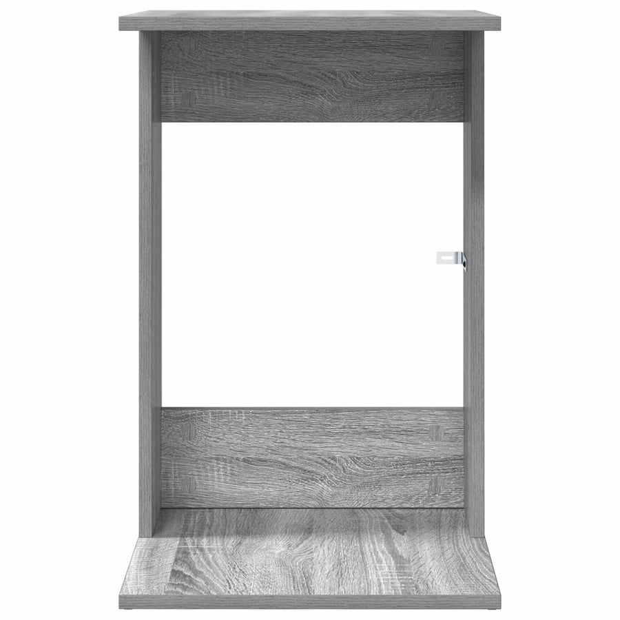 Bijzettafel Grijs Sonoma 40 x 38 x 62,5 cm Bewerkt hout