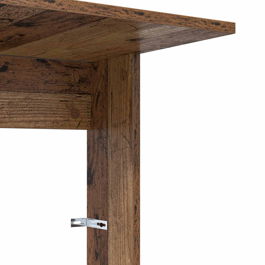 Bijzettafel Oudhout 40 x 38 x 62,5 cm Bewerkt hout