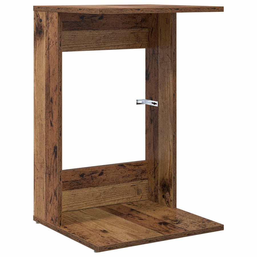 Bijzettafel Oudhout 40 x 38 x 62,5 cm Bewerkt hout