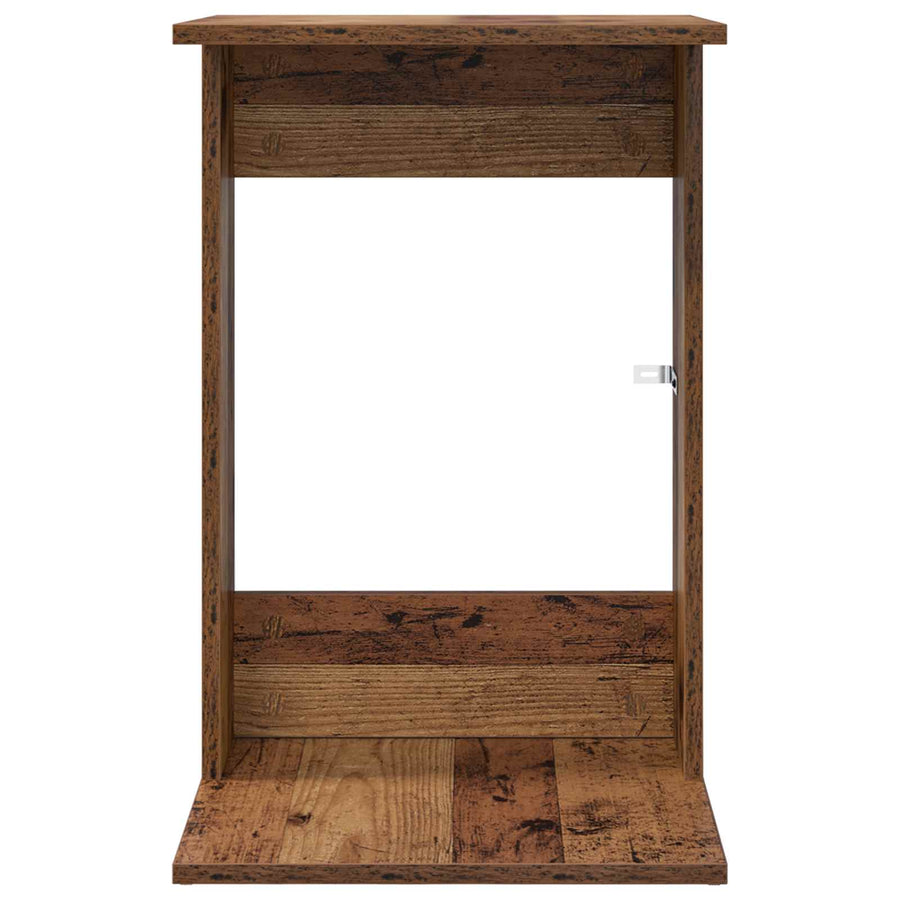 Bijzettafel Oudhout 40 x 38 x 62,5 cm Bewerkt hout