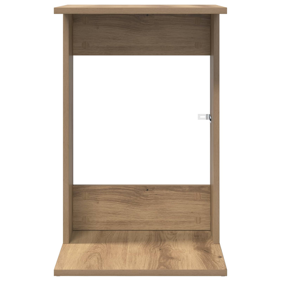 Bijzettafel Artisan Eiken 40 x 38 x 62,5 cm Bewerkt hout