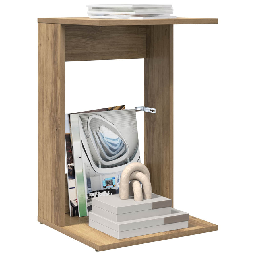 Bijzettafel Artisan Eiken 40 x 38 x 62,5 cm Bewerkt hout