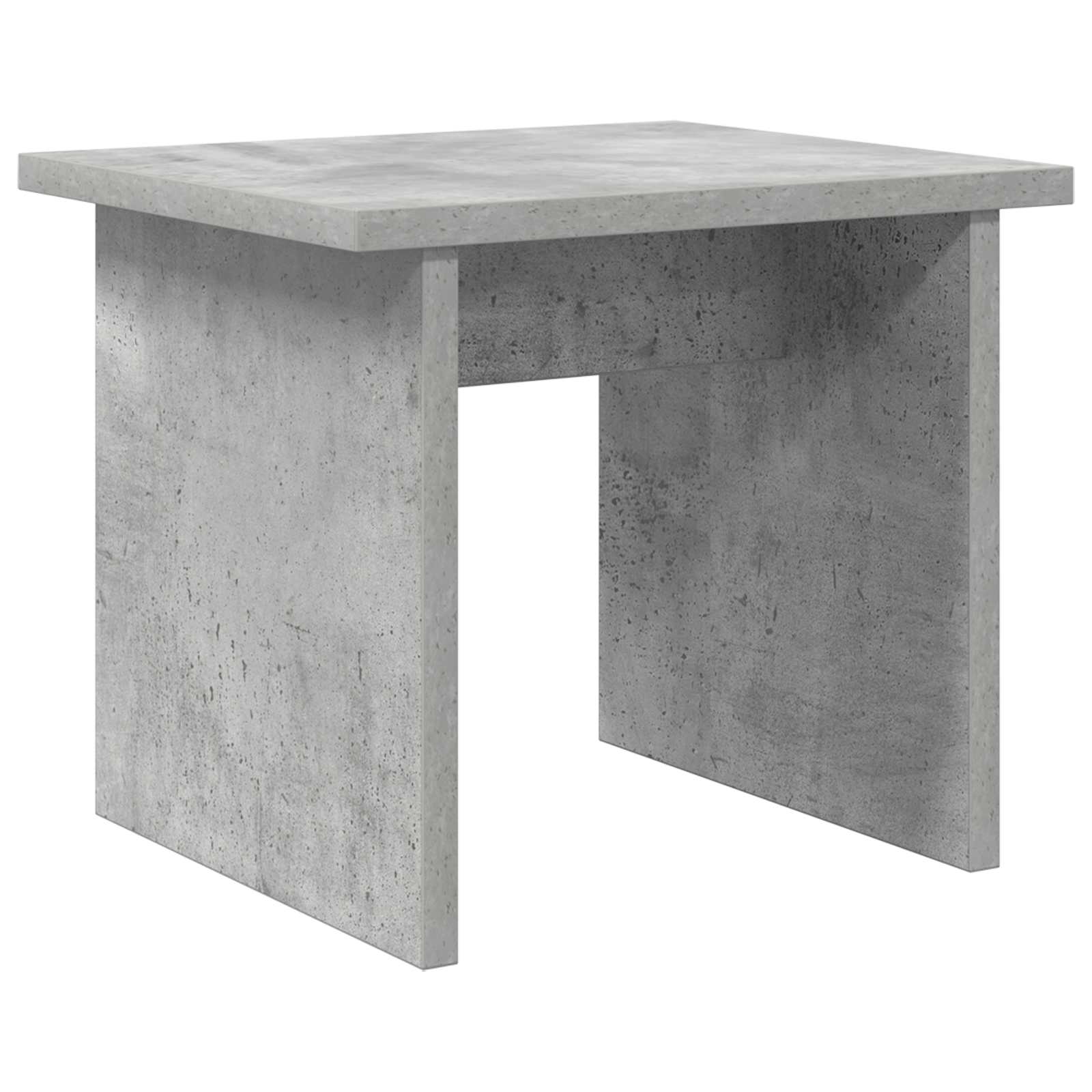 Schoenenkast met plank 2 pcs Beton Grijs Bewerkt hout