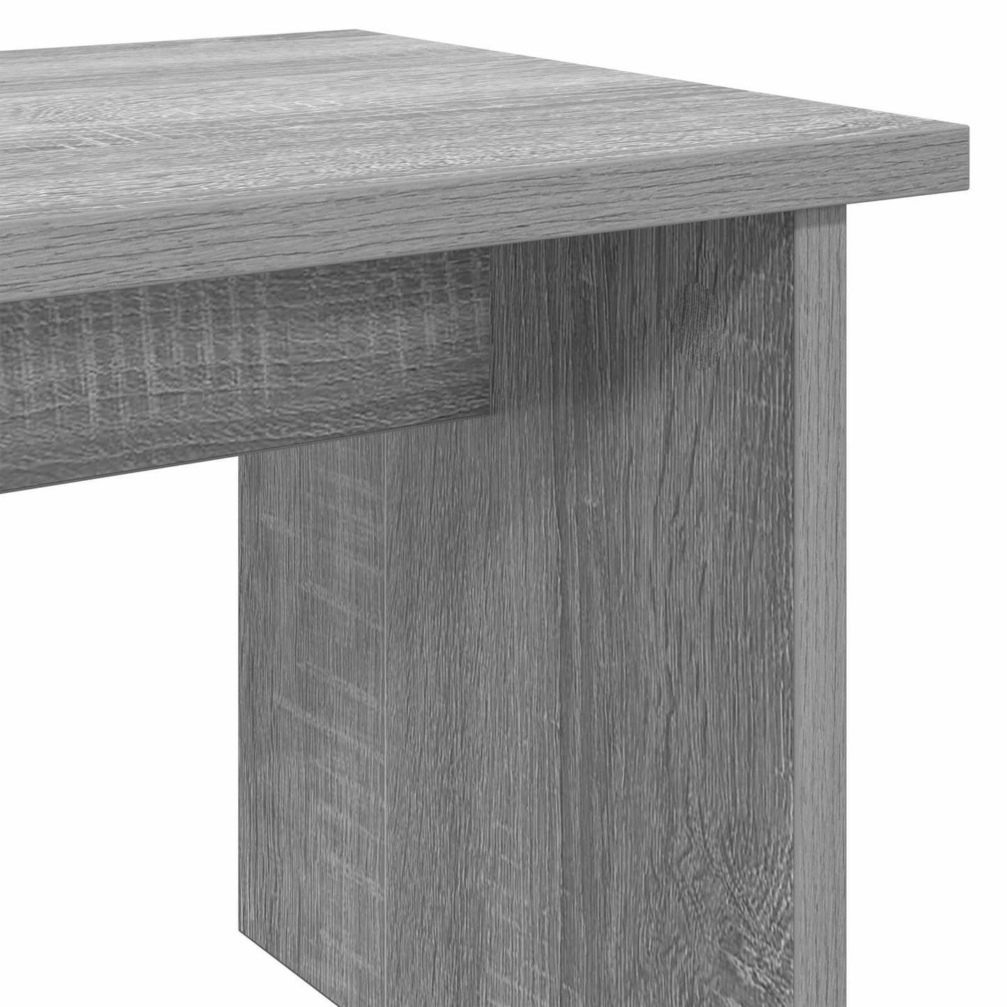 Schoenenkast met plank 2 pcs Grijs Sonoma Bewerkt hout