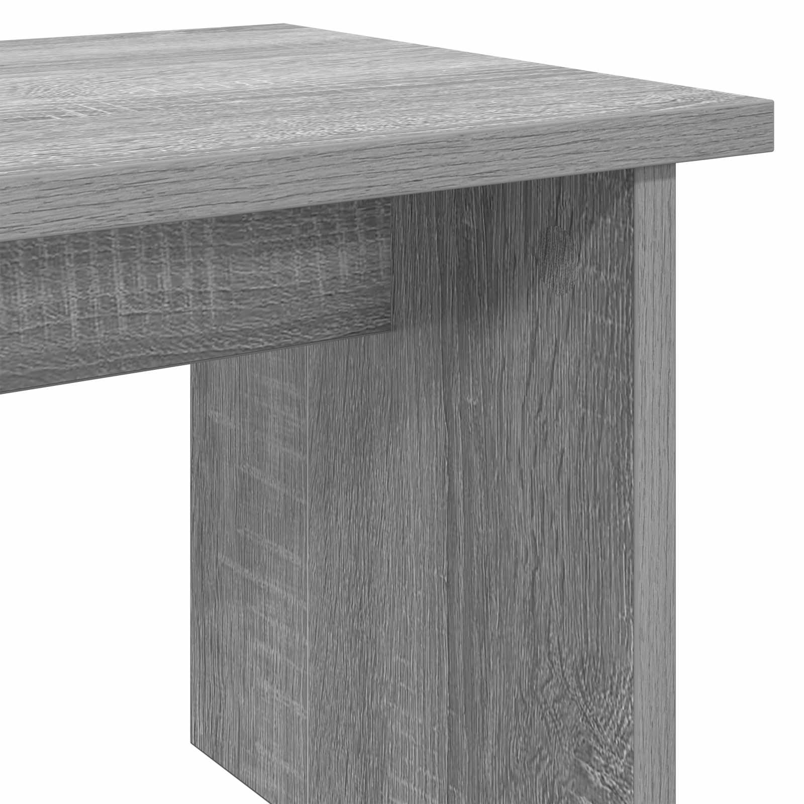 Schoenenkast met plank 2 pcs Grijs Sonoma Bewerkt hout
