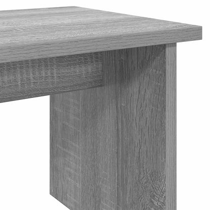 Schoenenkast met plank 2 pcs Grijs Sonoma Bewerkt hout