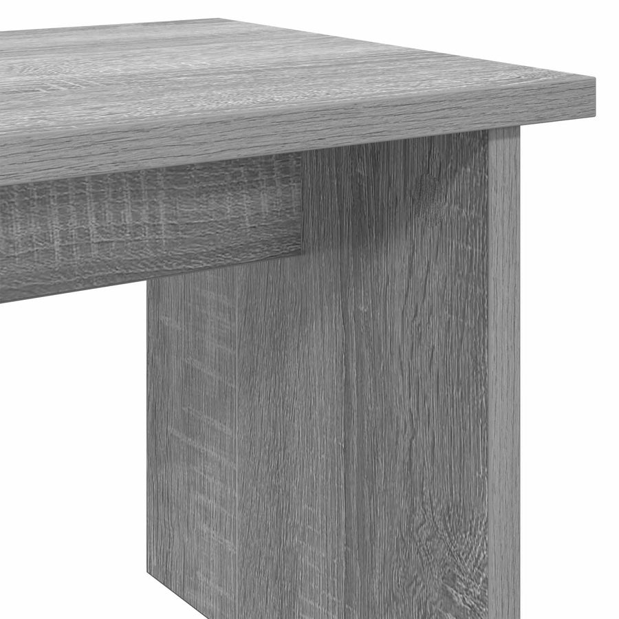 Schoenenkast met plank 2 pcs Grijs Sonoma Bewerkt hout