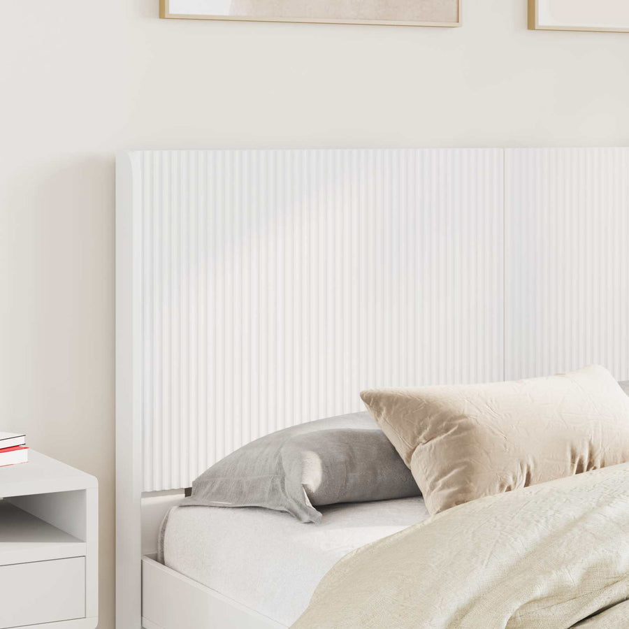 Bedframe met opbergruimte en hoofdbord Wit 120 x 200 cm