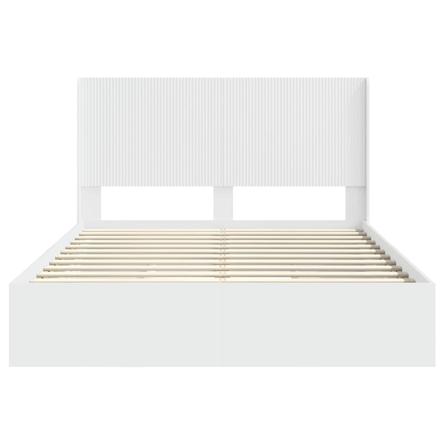 Bedframe met opbergruimte en hoofdbord 3 pcs Bewerkt hout