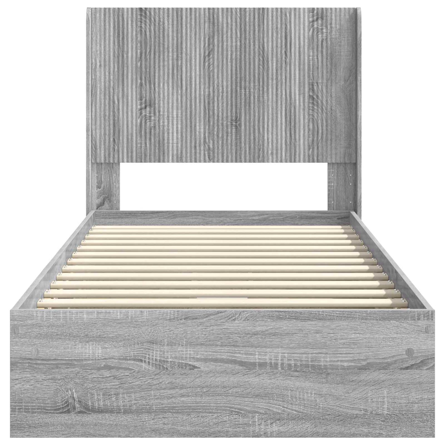 Bedframe met opbergruimte en hoofdbord 3 pcs Bewerkt hout