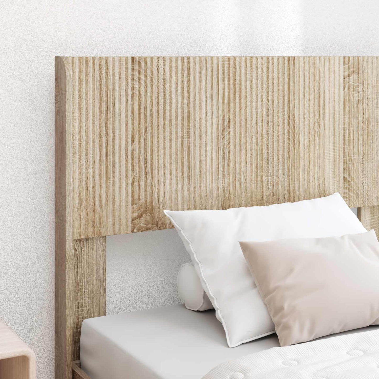 Bedframe met opbergruimte en hoofdbord Sonoma Eiken 75 x 190 cm