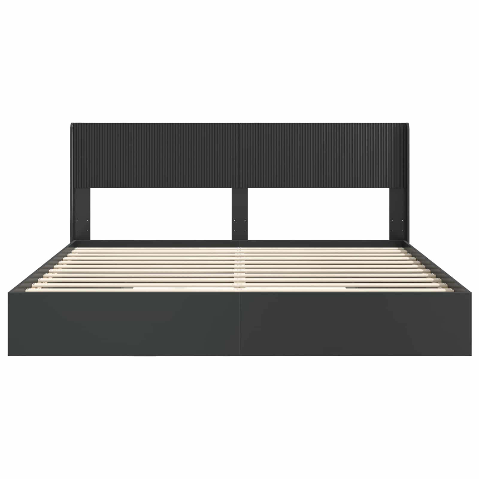 Bedframe met opbergruimte en hoofdbord 3 pcs Bewerkt hout