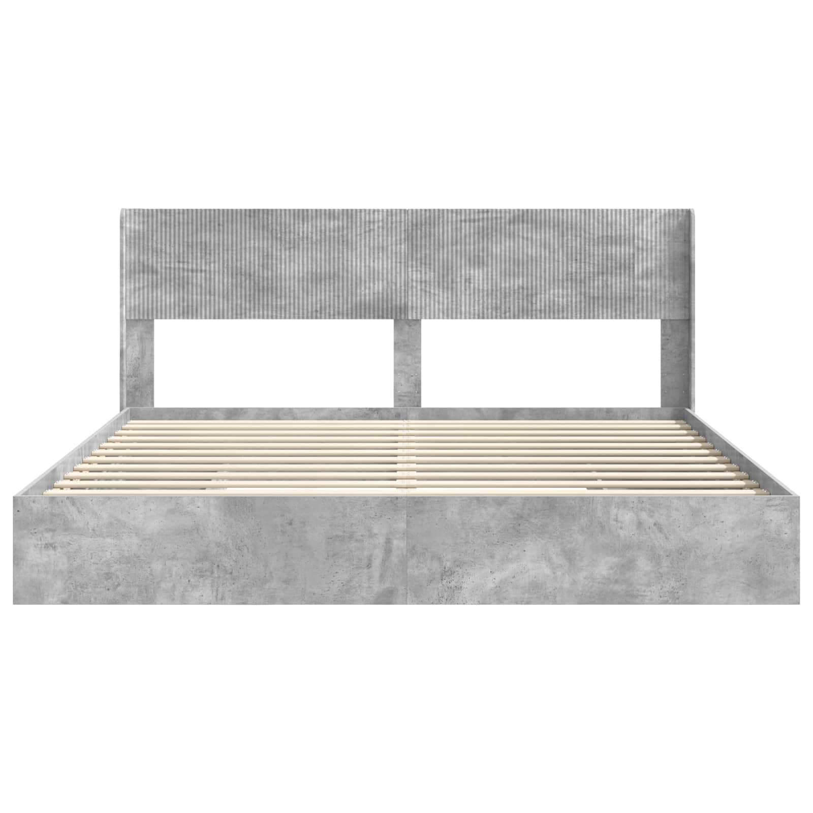Bedframe met opbergruimte en hoofdbord 3 pcs Bewerkt hout