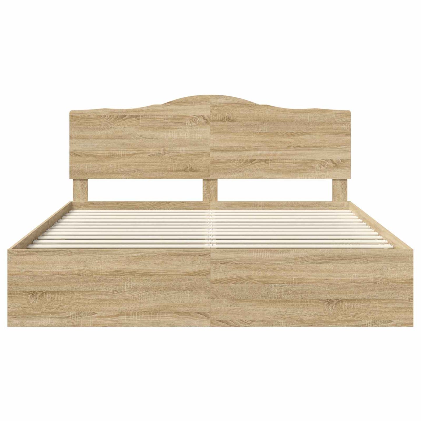 Bedframe met hoofdeinde Sonoma 180 x 200 cm Massief grenenhout