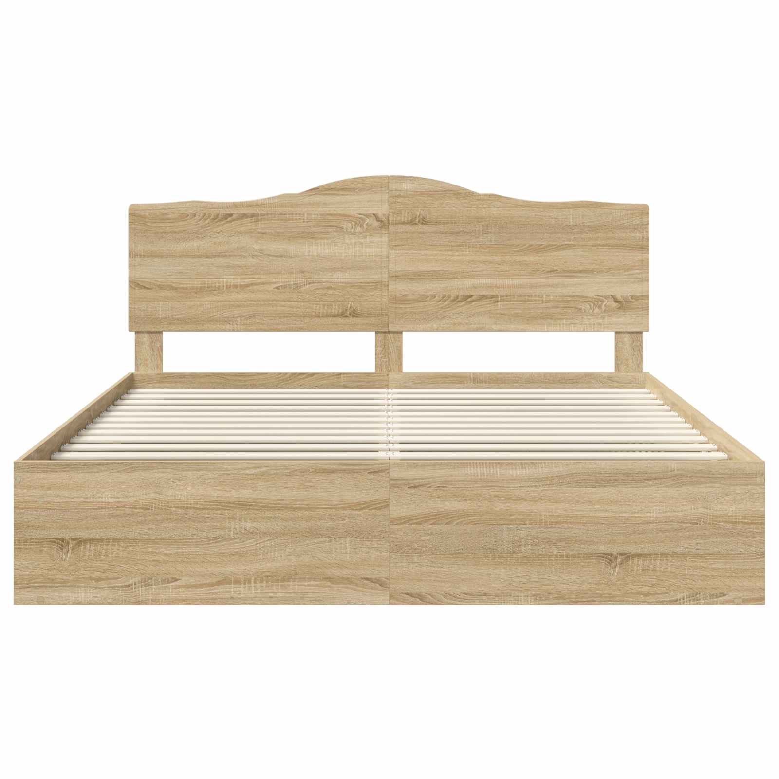 Bedframe met hoofdeinde Sonoma 180 x 200 cm Massief grenenhout