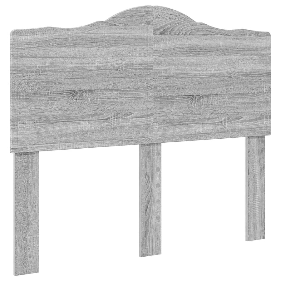 Bedframe Grijs Sonoma 135 x 190 cm Massief grenenhout