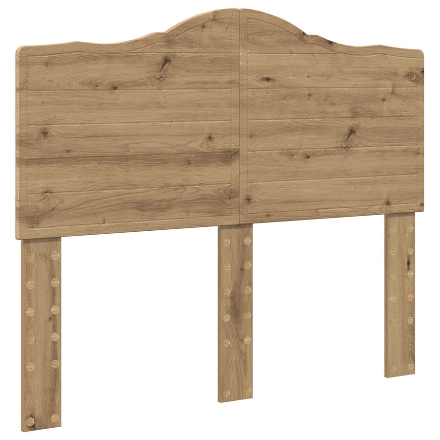 Bedframe Ambachtelijk eiken 135 x 190 cm Massief grenenhout