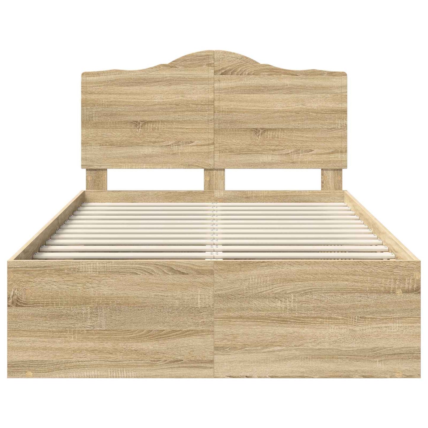 Bedframe met hoofdeinde Sonoma 120 x 200 cm Massief grenenhout