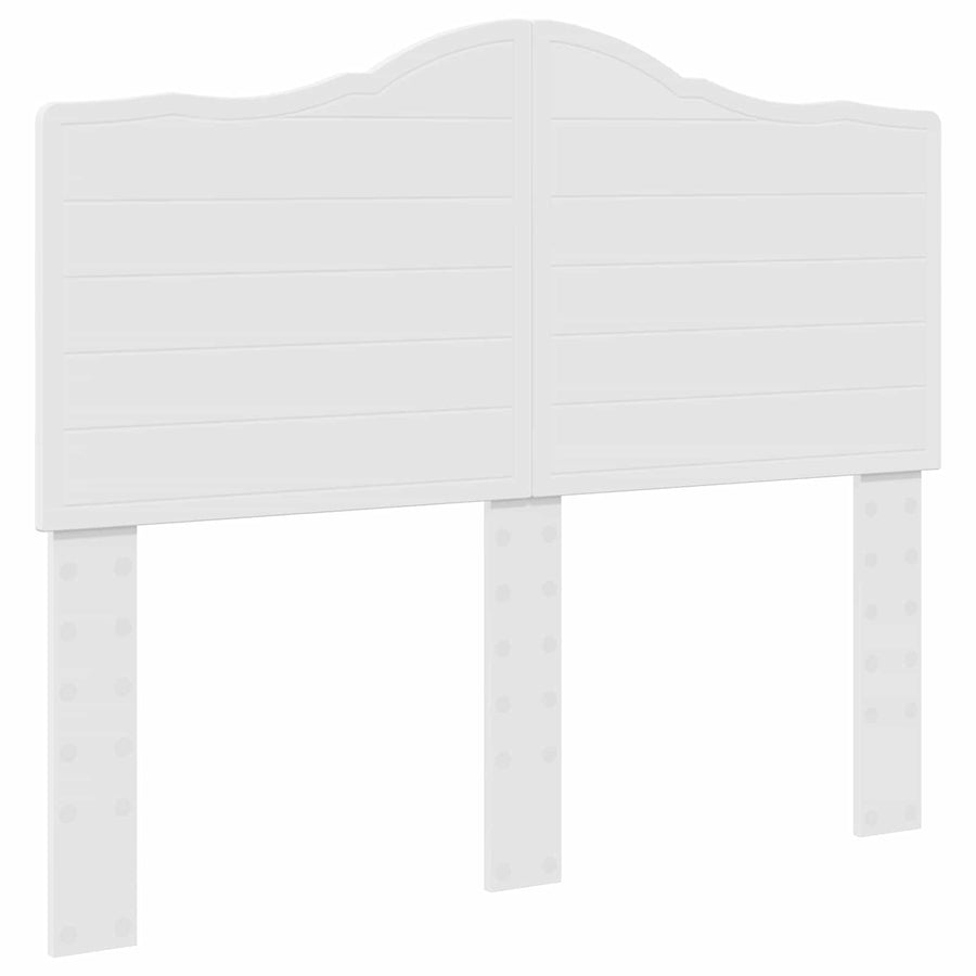 Bedframe met hoofdeinde Wit 120 x 190 cm Massief grenenhout