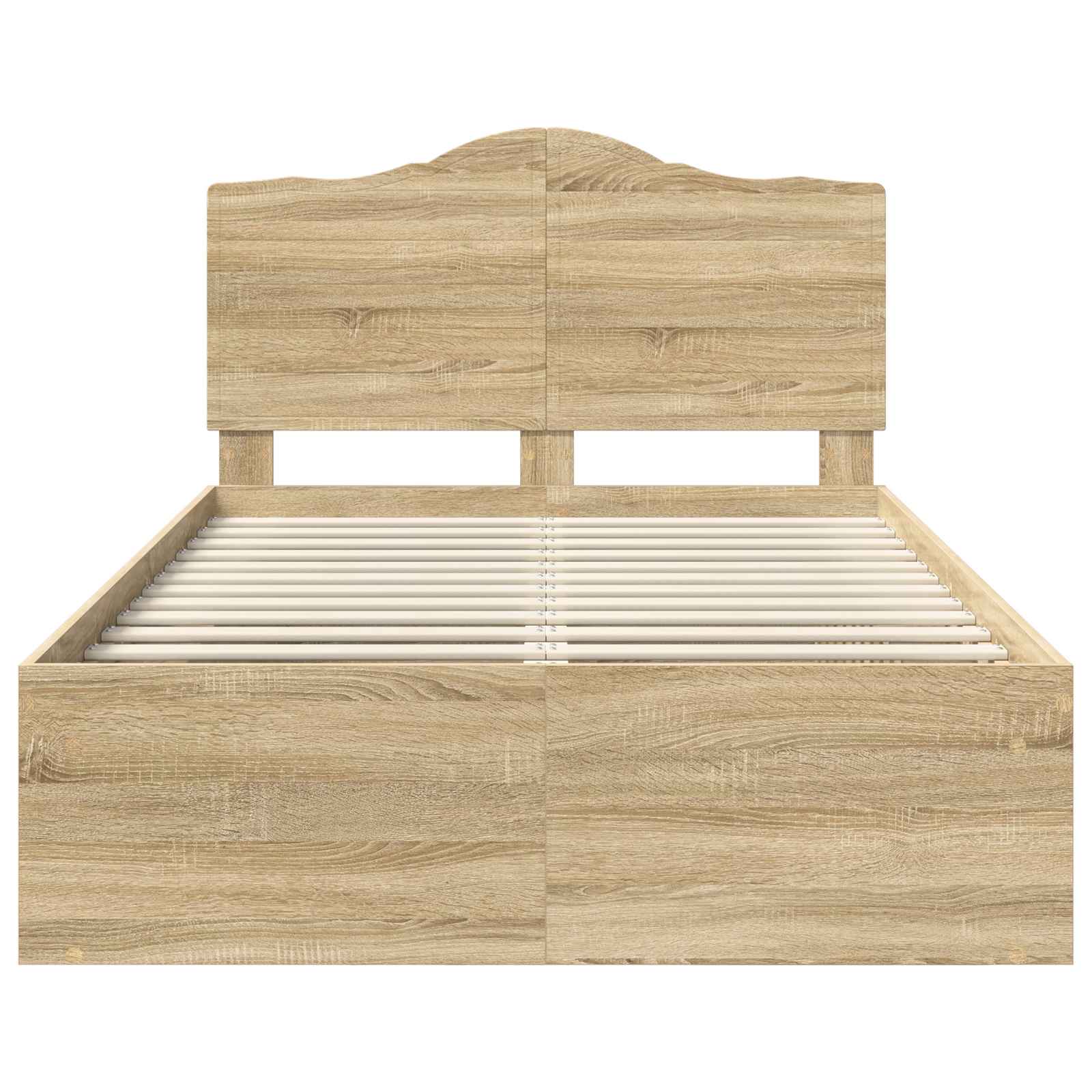 Bedframe met hoofdeinde Sonoma 120 x 190 cm Massief grenenhout