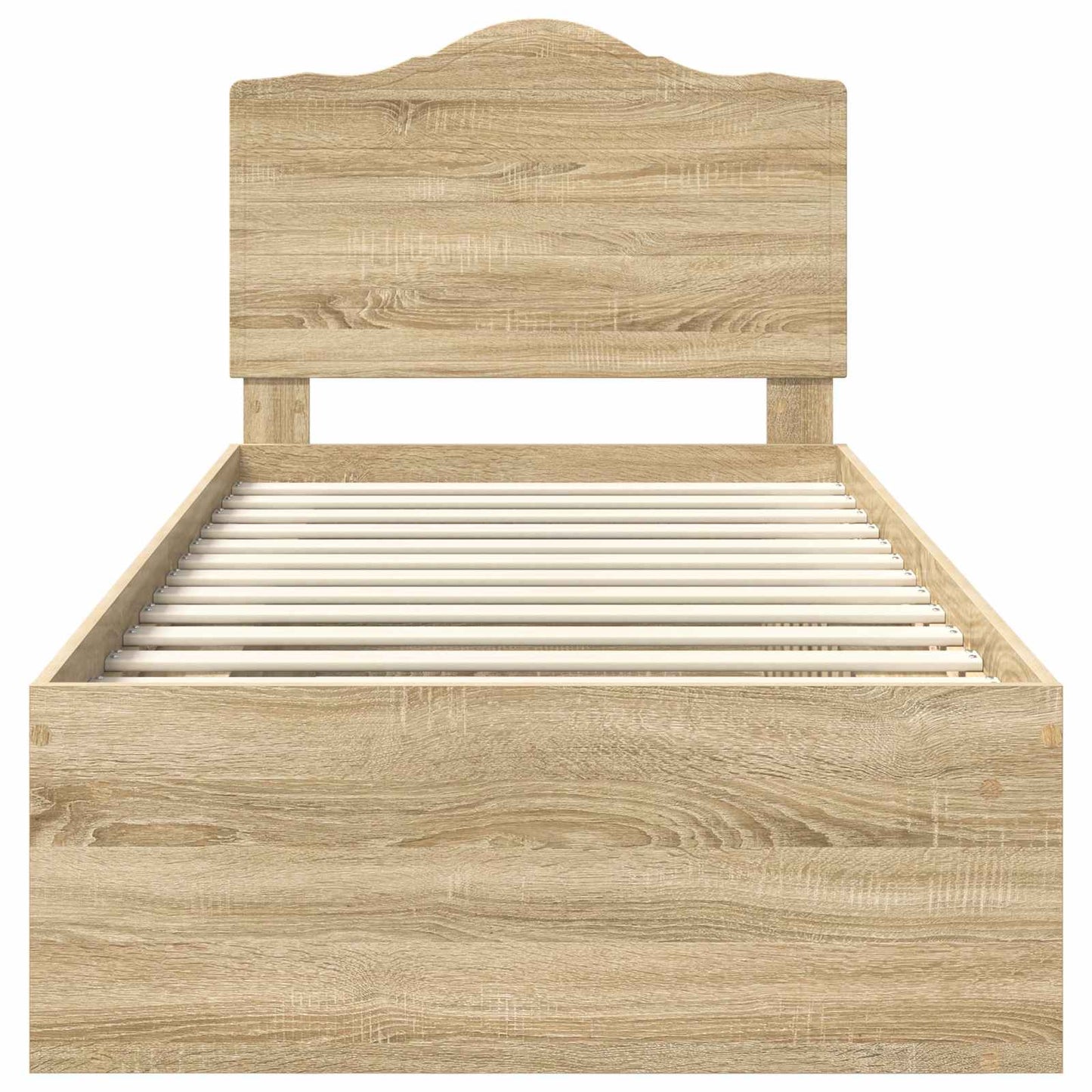 Bedframe met hoofdeinde Sonoma 100 x 200 cm Massief grenenhout