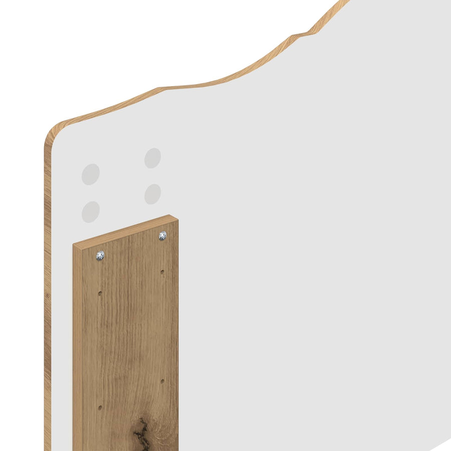 Bedframe Ambachtelijk eiken 100 x 200 cm Massief grenenhout