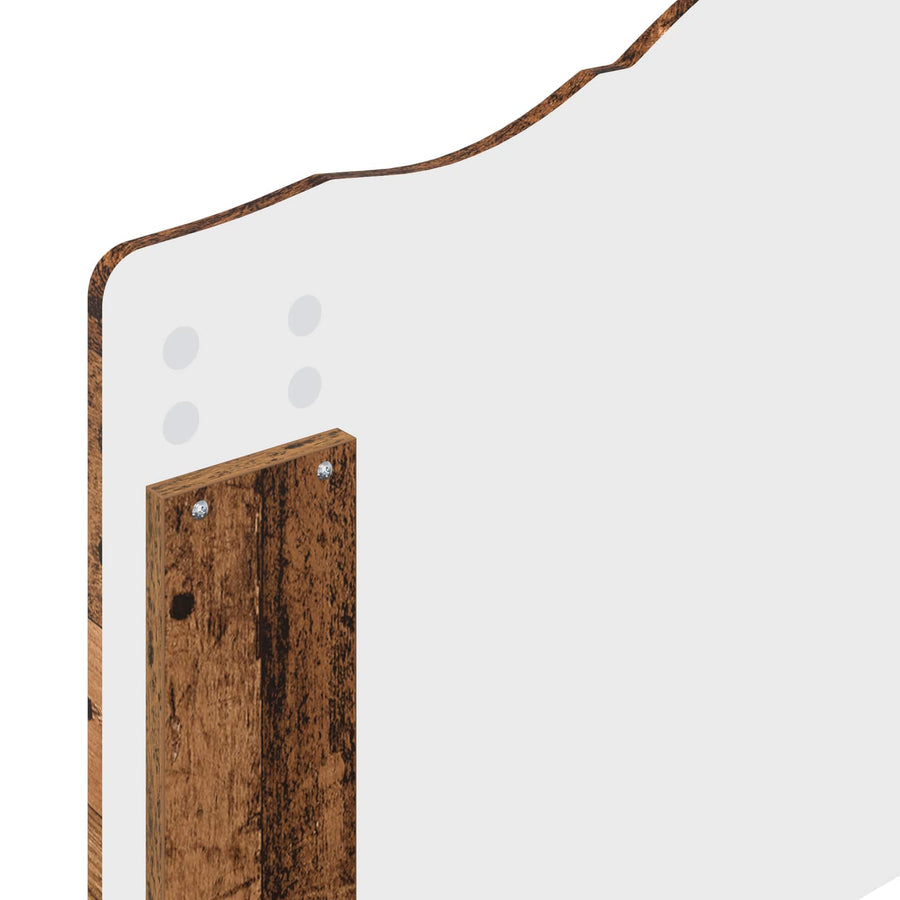 Bedframe met hoofdeinde Oudhout 90 x 200 cm Massief grenenhout