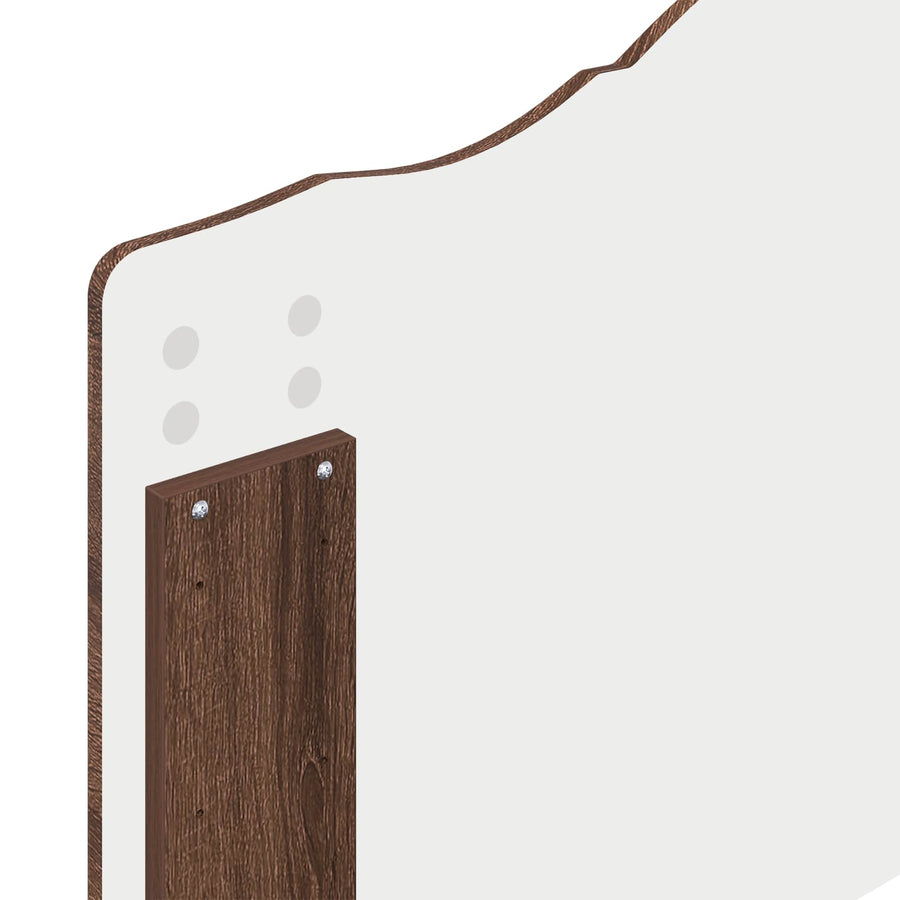 Bedframe Bruin Eiken 90 x 190 cm Massief grenenhout