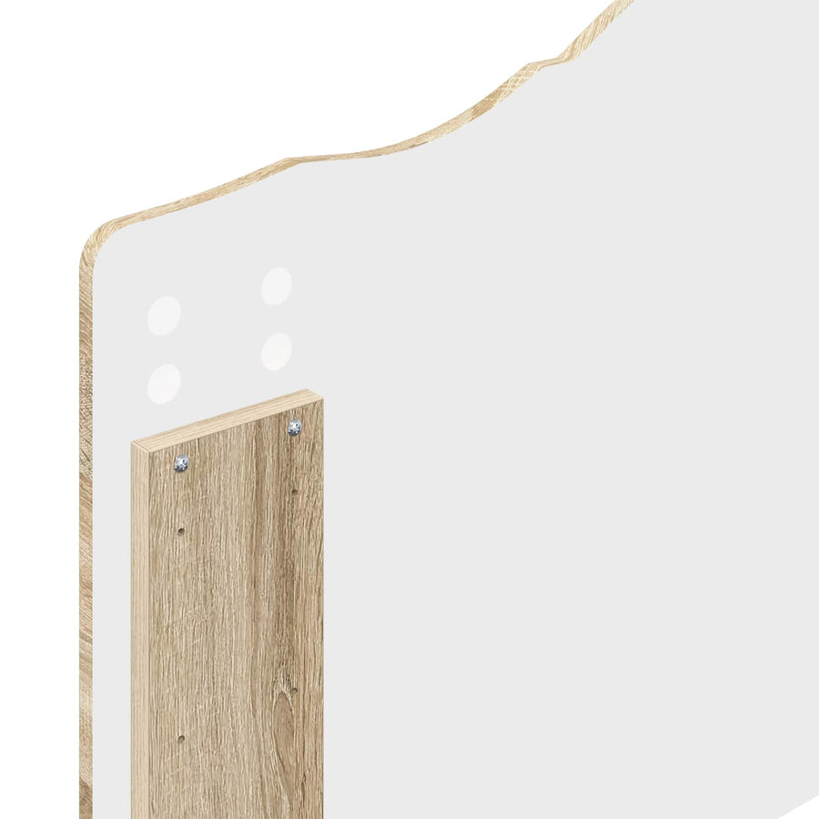Bedframe Sonoma Eiken 75 x 190 cm Massief grenenhout