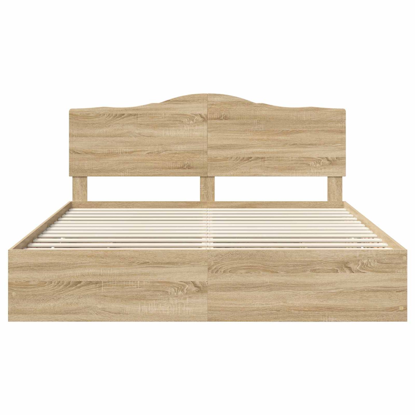 Bedframe met lade Sonoma Eiken 200 x 200 cm Ingenieurshout