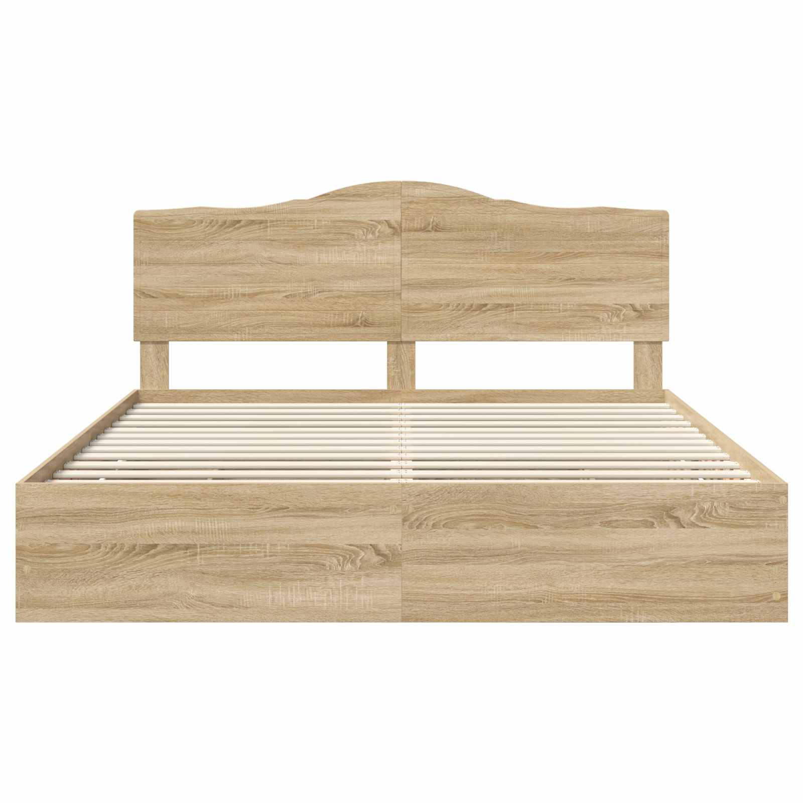 Bedframe met lade Sonoma Eiken 200 x 200 cm Ingenieurshout