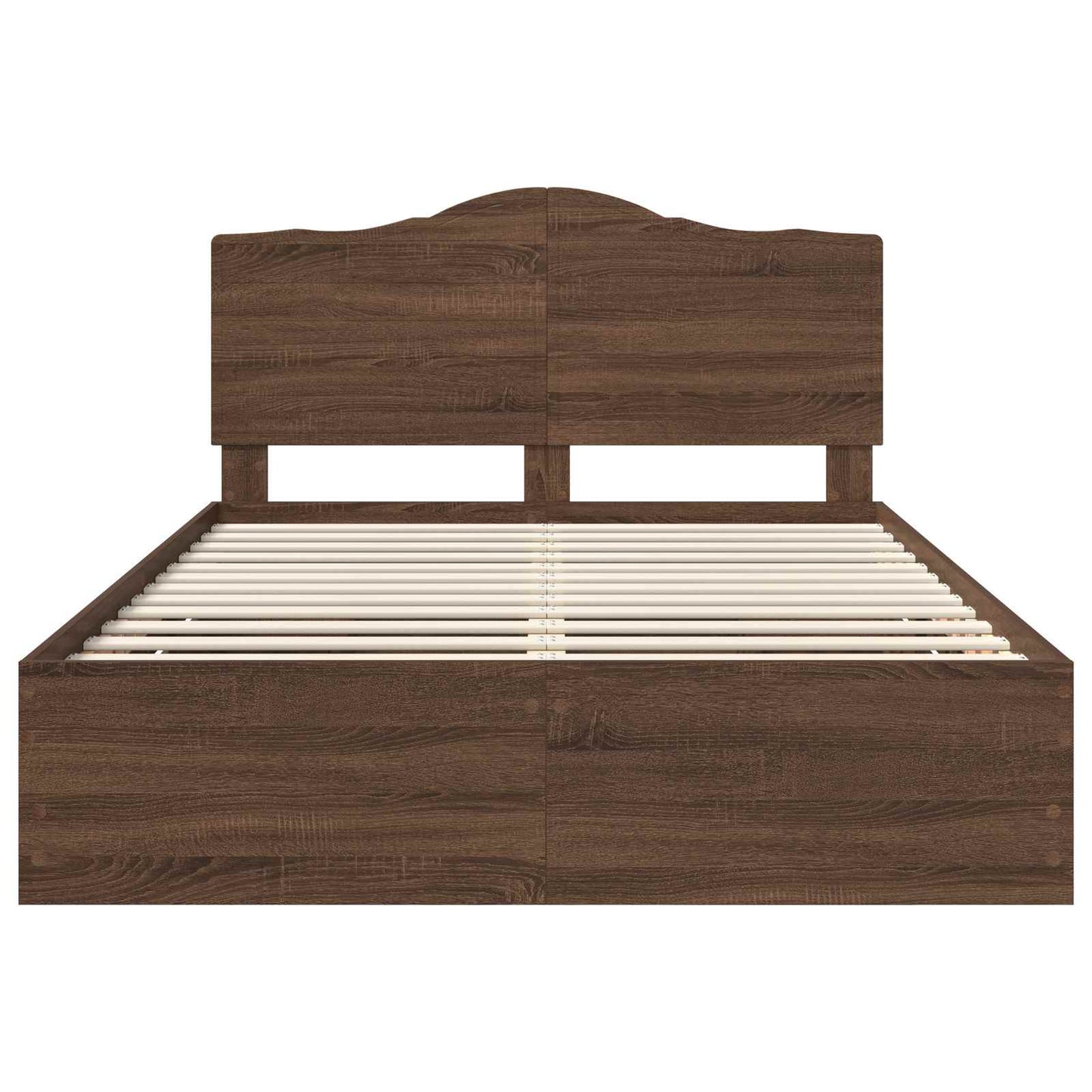 Bedframe met lade Bruine eik 140 x 200 cm Ingenieurshout