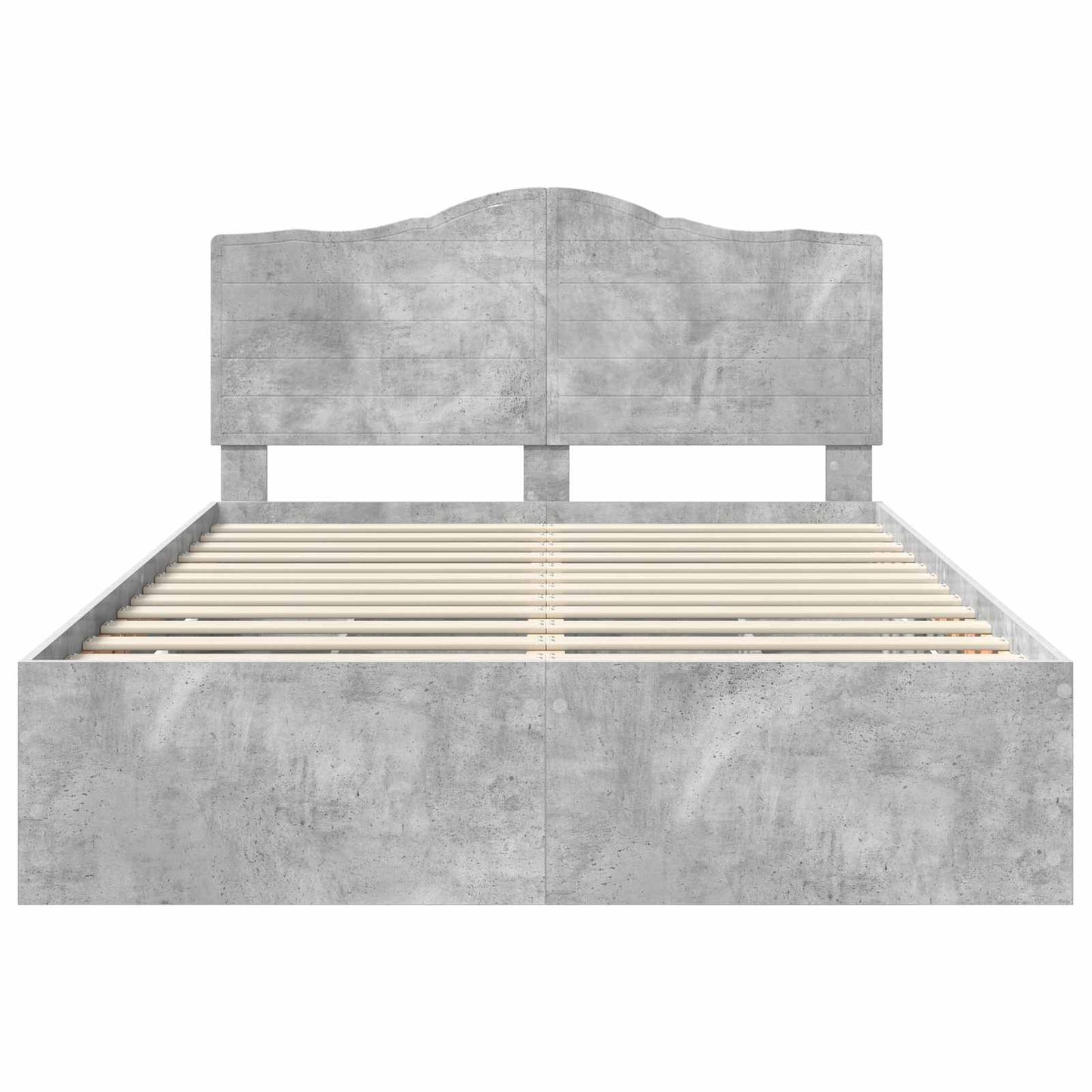 Bedframe met lade Beton Grijs 140 x 190 cm Ingenieurshout
