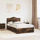 Bedframe met lade 135x190 cm gerookte eik