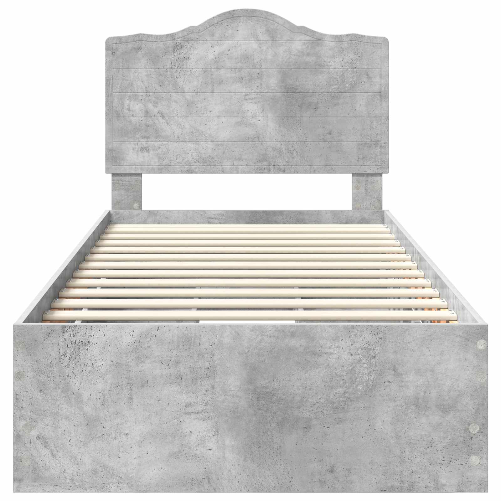 Bedframe met lade Beton Grijs 90 x 190 cm Ingenieurshout
