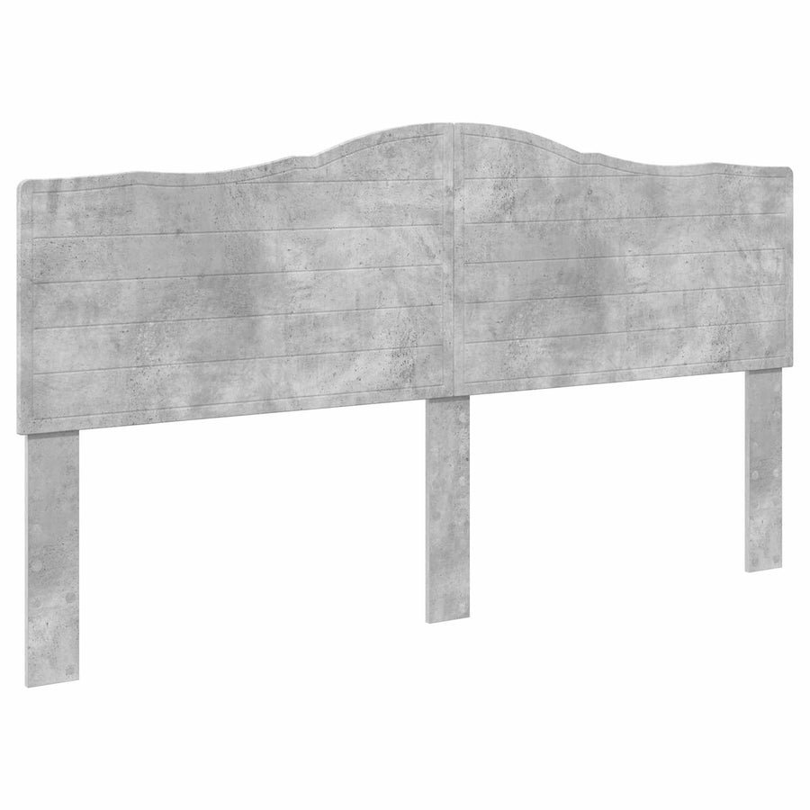 Bedframe met lade Beton Grijs 200 x 200 cm Bewerkt hout